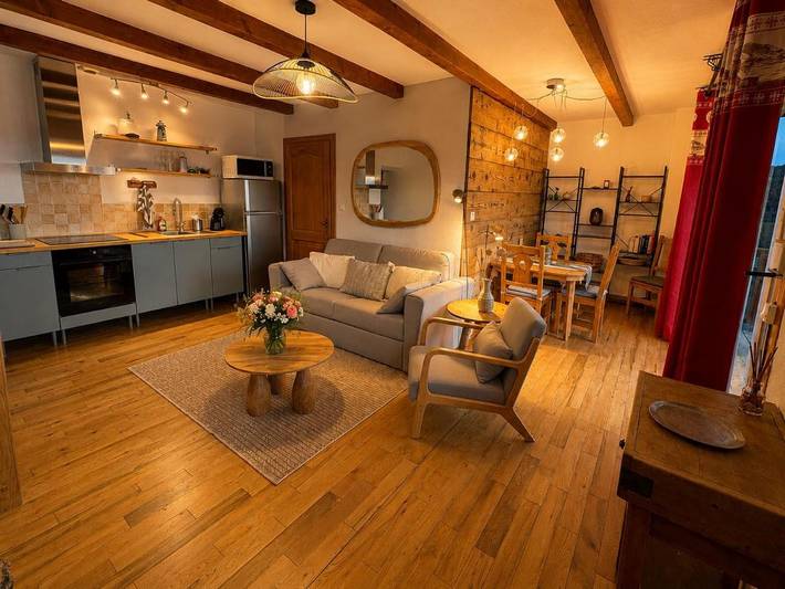 Gîte pour 4 personnes, avec Terrasse et Vue dans Le Tanet