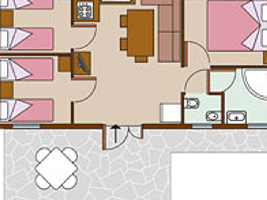 Camping The Garda Village - Mobilheim 6 personen - Maxicaravan in Rivoltella del Garda, Sirmione