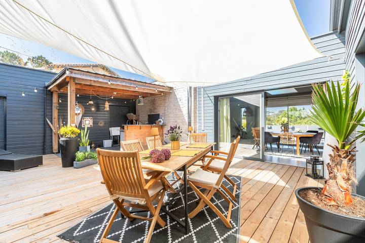 Location de vacances pour 8 personnes, avec piscine ainsi que jardin et terrasse à Labenne - 4
