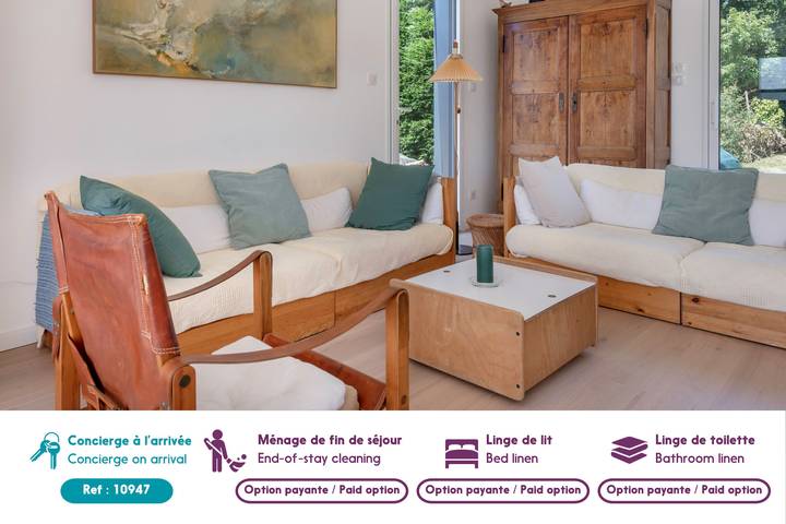 Location de vacances pour 6 personnes, avec terrasse et jardin dans Penvins - 2