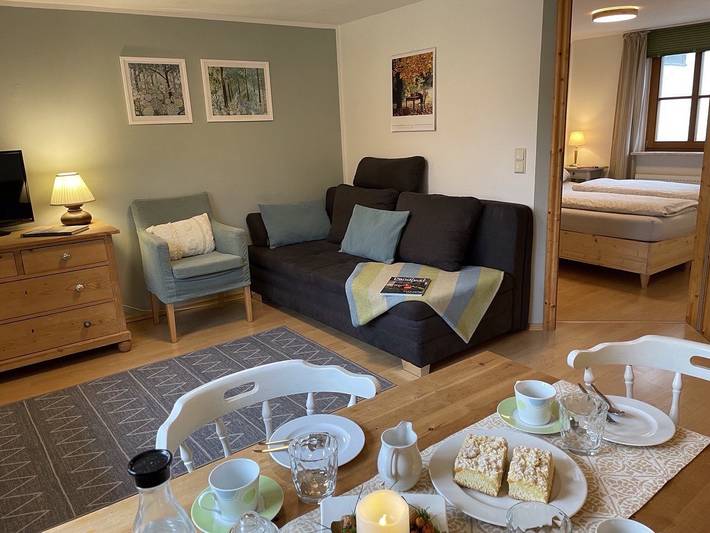 Bauernhof für 4 Personen, mit Balkon und Balkon/Terrasse sowie Garten