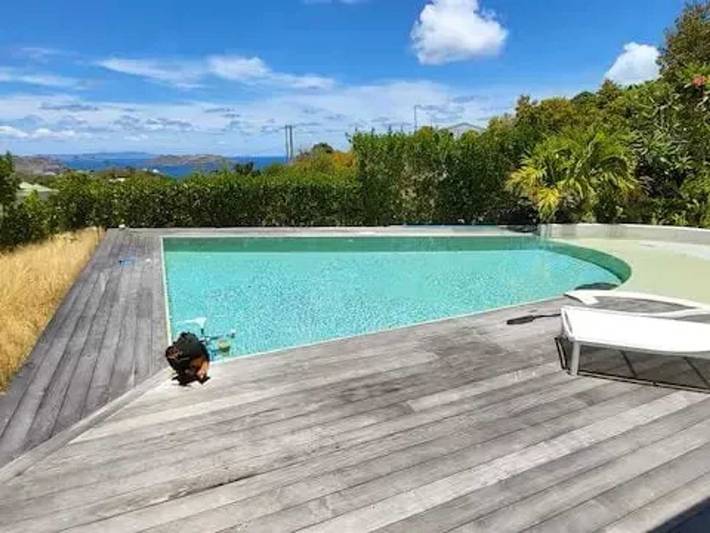 Vacation rental for 2 people, with pool and yard in Saint-Barthélemy