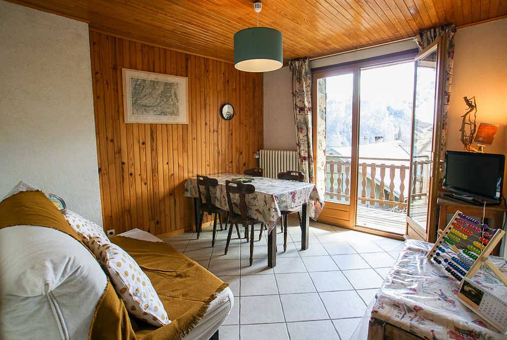 Gîte voor 2 personen met terras in Les Hieres, La Grave