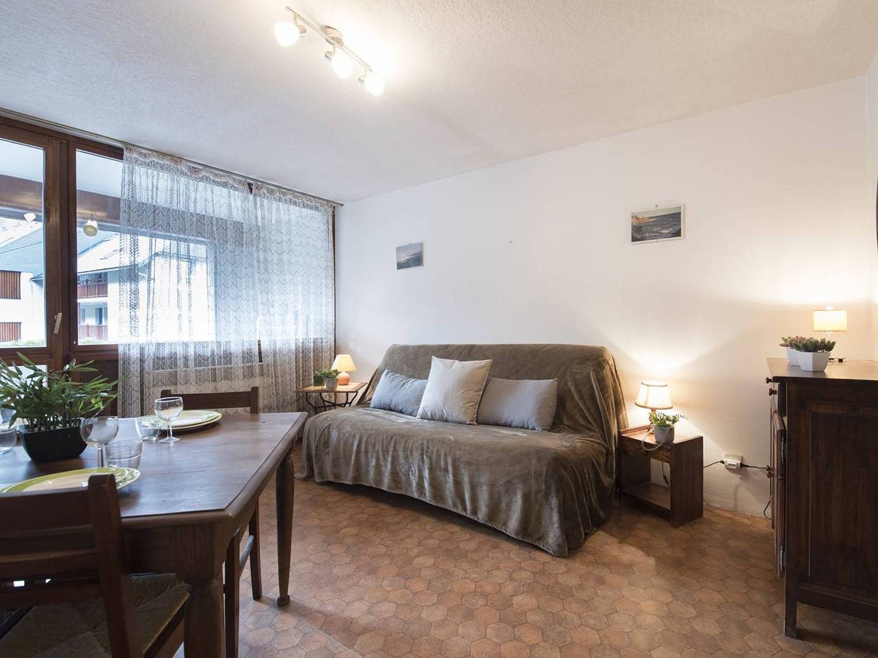 Ganzes Studio, Studio für 4 Pers. mit Parkplatz nahe Zentrum und Seilbahn in Saint-Lary-Soulan, Nationalpark Pyrenäen