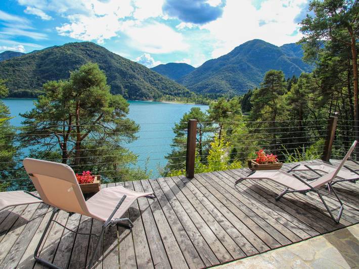 Ferienhaus für 7 Personen, mit Terrasse und Garten sowie Seeblick am Ledrosee - 3