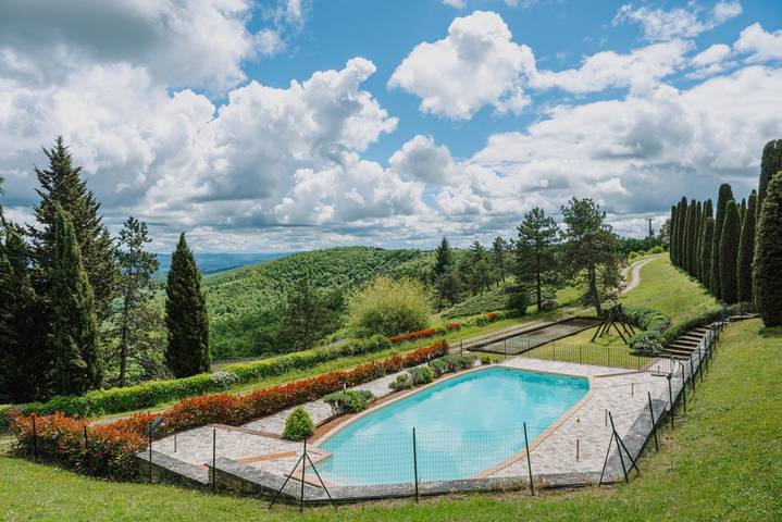 Landhuis voor 6 personen met balkon/terras in San Gimignano, Provincie Siena