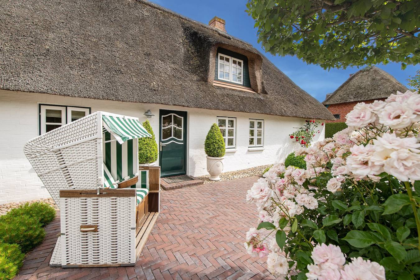 Ferienhaus 'Reethaus1799' mit privater Terrasse, privatem Garten und Wi-Fi in Wyk auf Föhr (Stadt), Wyk auf Föhr