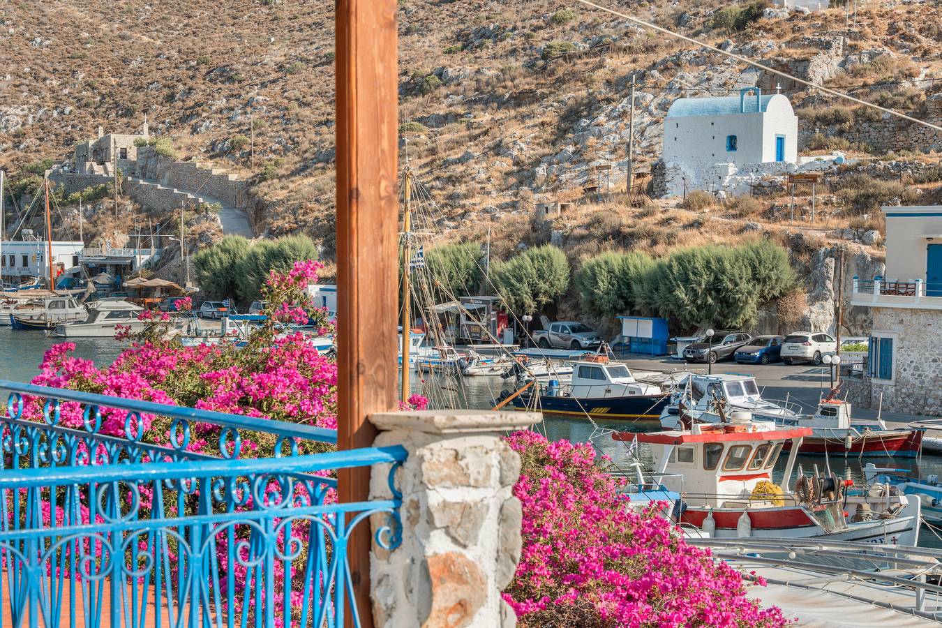 Chambre d'hôtes 'Chambre No 13' avec vue sur la mer, Wi-Fi et climatisation in Kalymnos