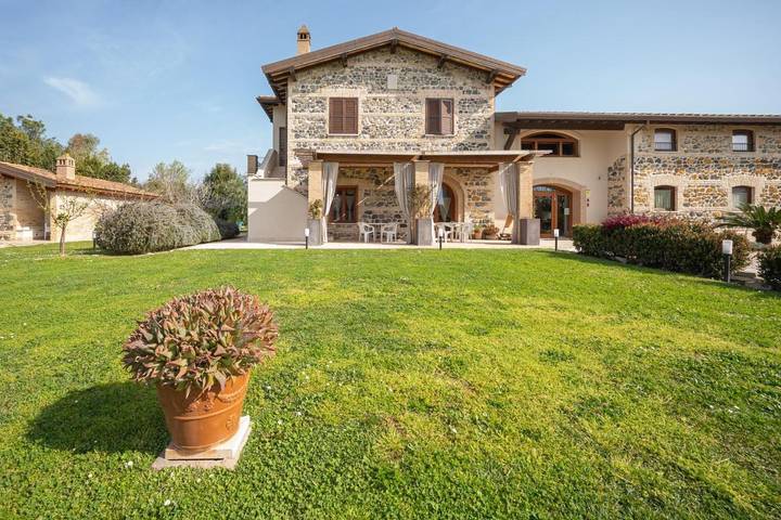 Wiejski domek dla 3 osób, z widok i ogród, zwierzęta dozwolone w Ladispoli