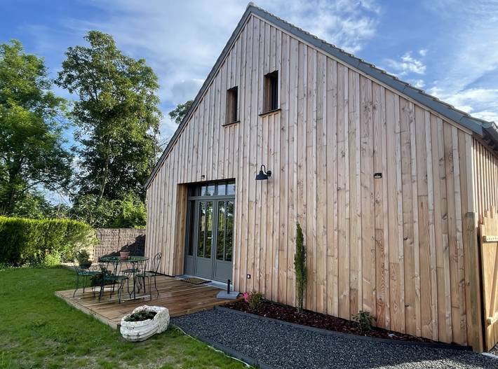 Gîte pour 4 personnes, avec terrasse et jardin