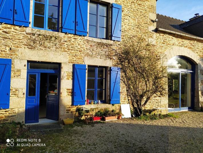 Location de vacances pour 4 personnes, avec jardin ainsi que vue et terrasse, animaux acceptés à Pleslin-Trigavou - 3