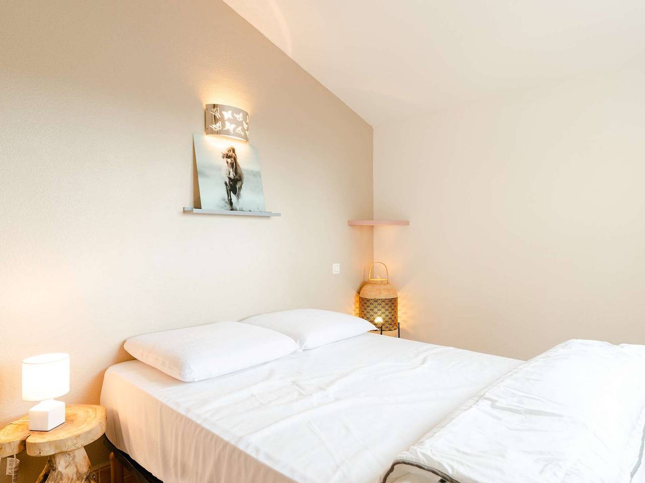 Ganze Wohnung, T2 Mezzanine mit Klima für 5 Pers, Chalets Strand, Parkplatz, Meer in Gruissan in Plage des Chalets, Gruissan