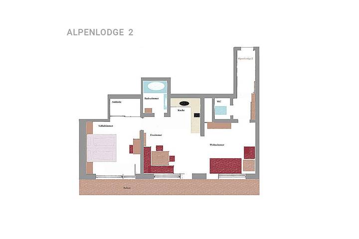 Ganze Ferienwohnung, Alpen Lodge 2 in Lechtaler Alpen, Sankt Anton am Arlberg