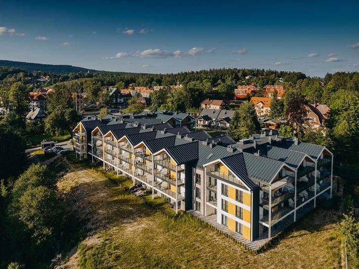Ośrodek wypoczynkowy dla 4 osób, z balkon i sauna oraz jacuzzi w Szklarska Poręba