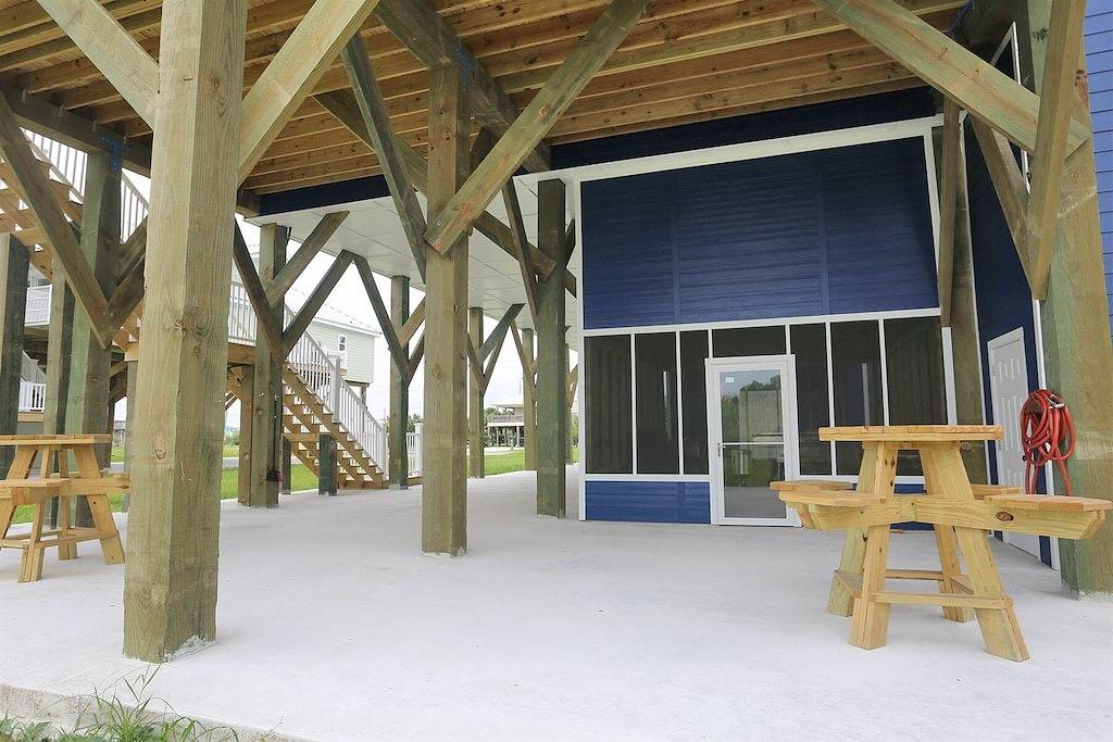 Familien Gezeiten - New Beachfront 4 Bdr / 4. 5 Bad w / Golfwagenverleih Opt in Grand Isle, Jefferson Parish