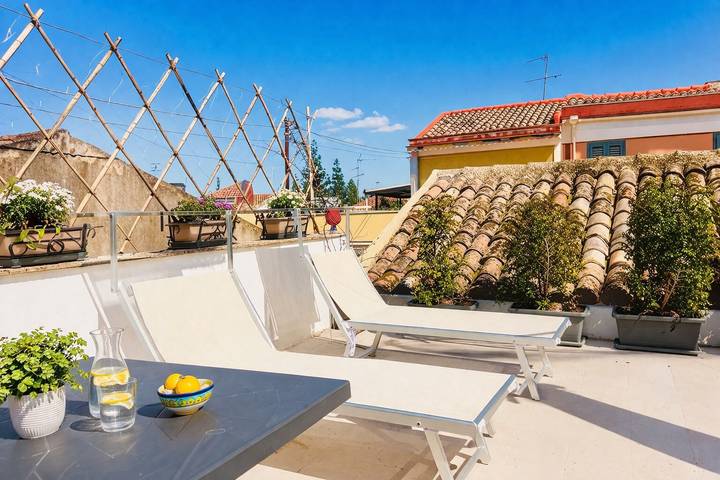 Ferienhaus für 4 Personen, mit Balkon