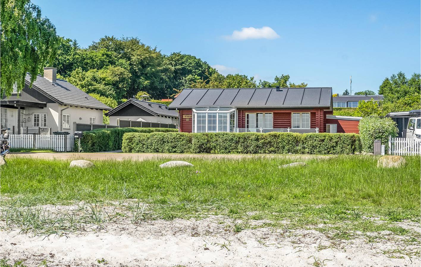Vacation house for 6 people with yard in Bjert, Little Belt