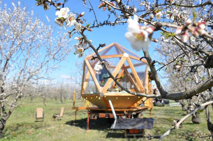 Tente pour 2 personnes, avec terrasse ainsi que jardin et vue dans les Alpes-de-Haute-Provence - 3
