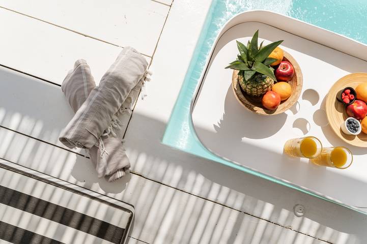 Location de vacances pour 4 personnes, avec jardin et jacuzzi, animaux acceptés dans Andros - 3