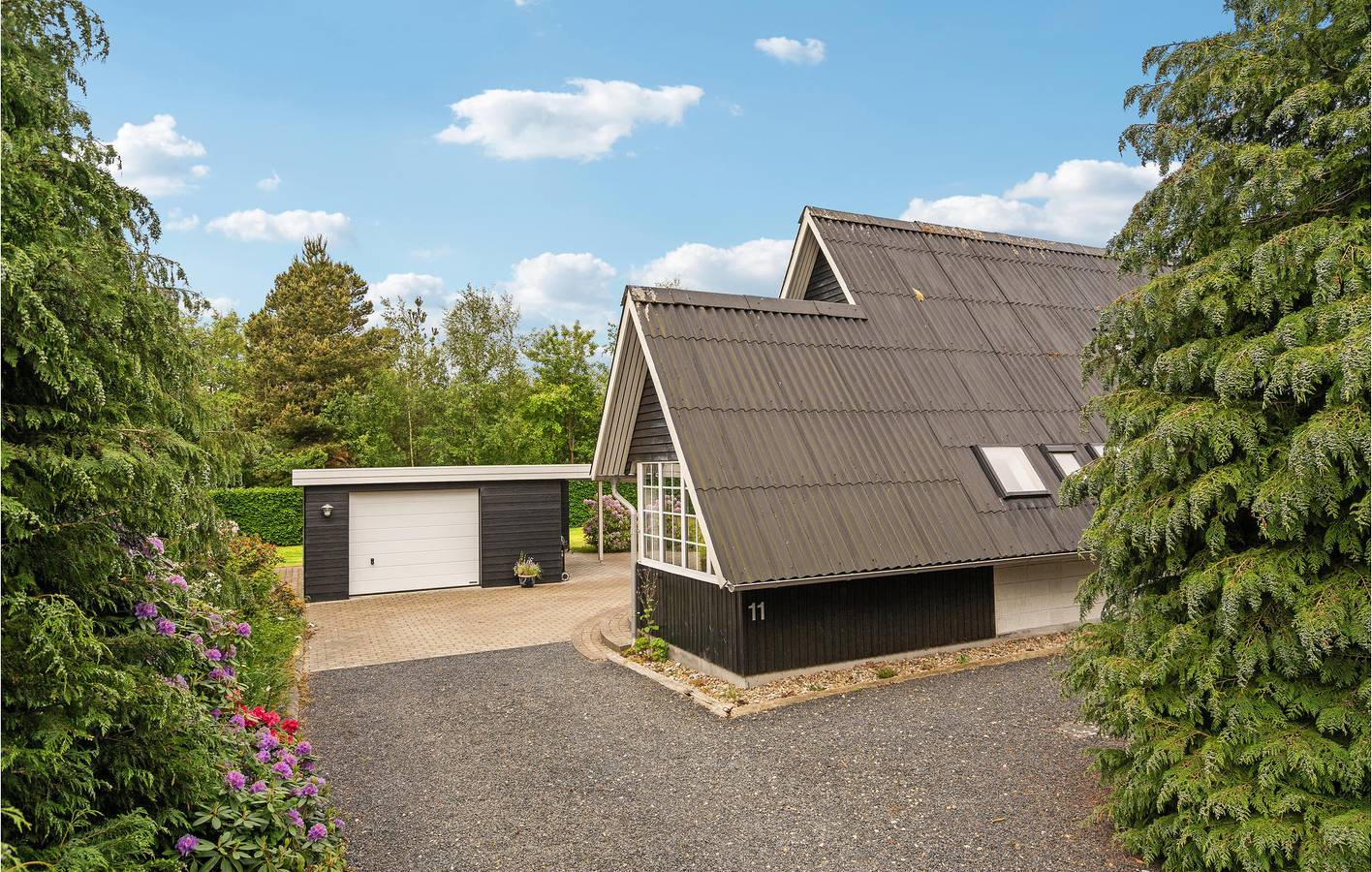 Ferienhaus für 4 Personen mit Terrasse in Skaven Strand, Ringkøbing Fjord