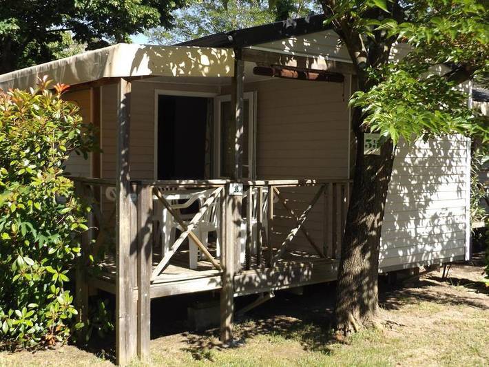 Mobil home pour 4 personnes, avec bassin pour enfant à Sampzon - 2