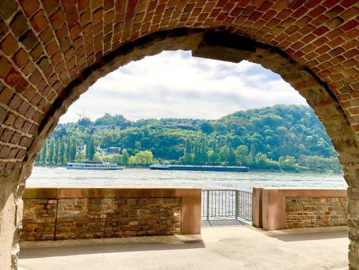 Ferienwohnung für 10 Personen, mit Terrasse und Ausblick in Koblenz