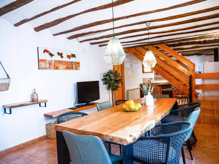 Casa de vacaciones para 6 personas, con terraza, Familias con niños en La Manchuela - 2