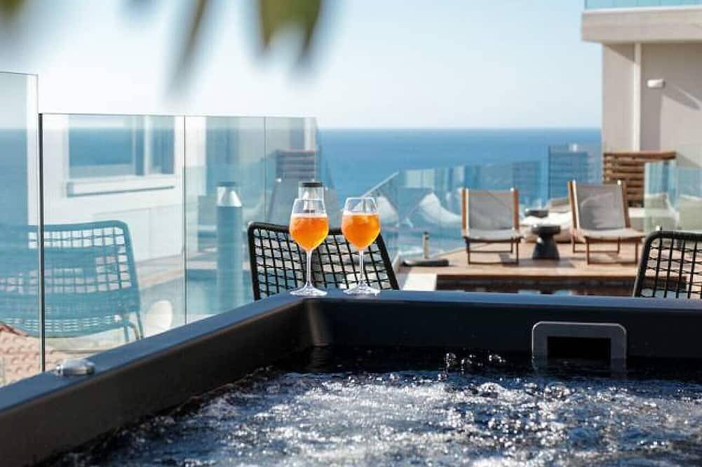 Villa Jacuzzi Mezcal à Chania | Alectrona Living Crète in Plataniás, Région de la Canée