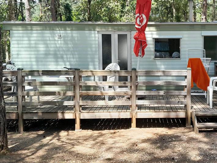 Mobil home pour 4 personnes, avec bassin pour enfant à Vagnas - 2