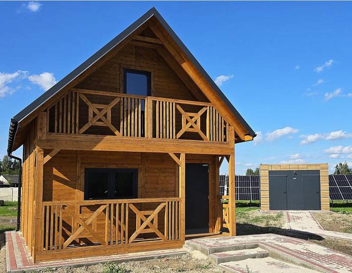 Domek letniskowy dla 6 osób, z widok i ogród w Mazowsze