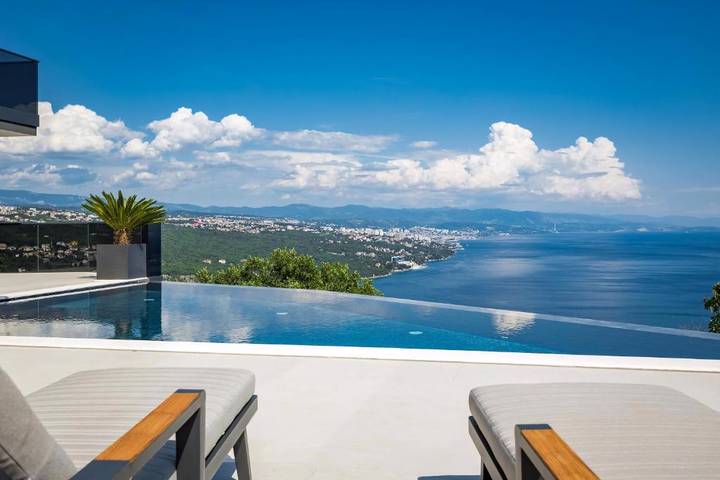 Villa pour 6 personnes, avec piscine ainsi que sauna et jardin dans Grad Opatija - 2