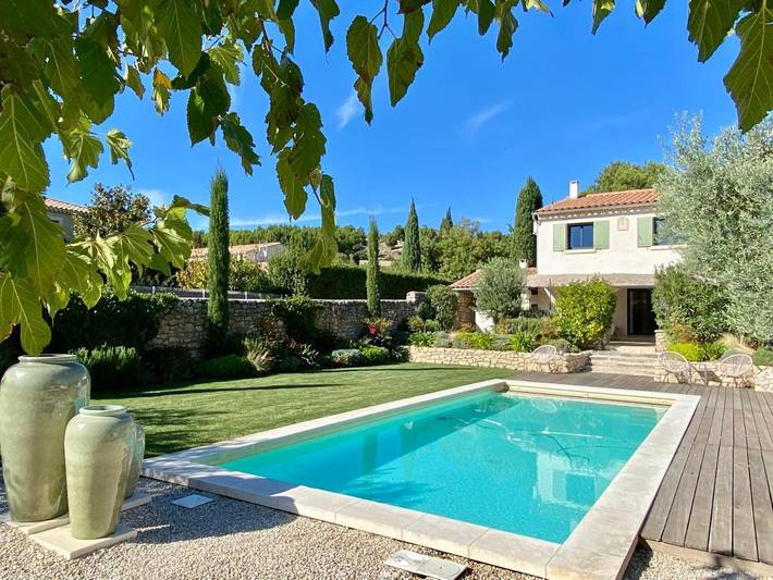 Villa pour 10 personnes, avec piscine ainsi que vue et jardin - 1
