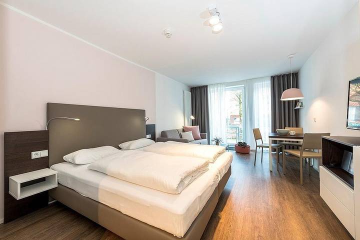 Studio für 3 Personen, mit Terrasse und Sauna auf Langeoog