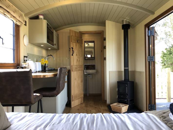 Glamping für 2 Personen, mit Whirlpool in Wales - 3
