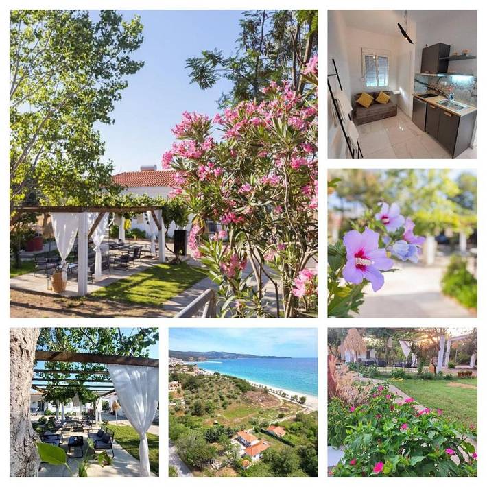 Bungalow für 4 Personen, mit Garten und Terrasse auf Thassos