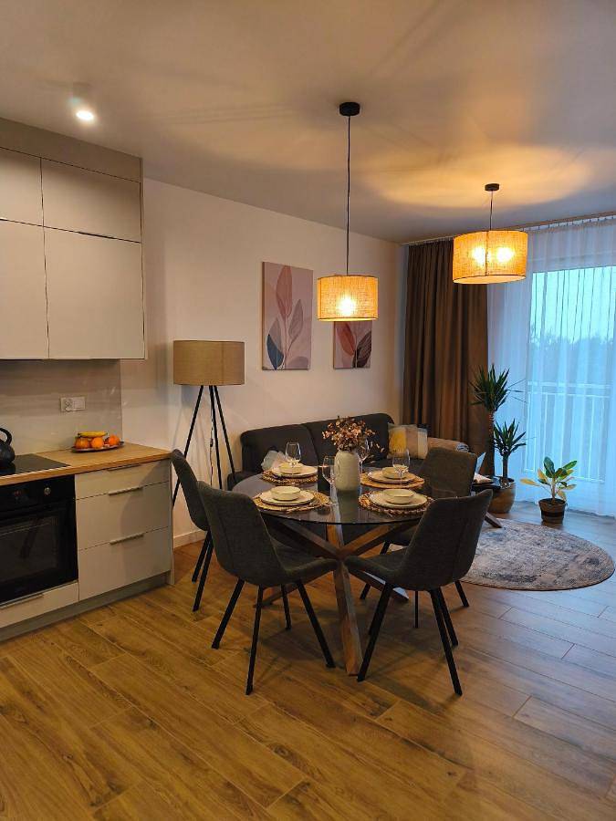 Apartament wakacyjny dla 4 osób, z widok i balkon, zwierzęta dozwolone w Siemiatycze