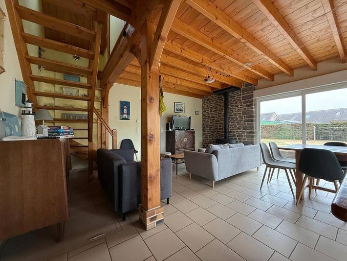 Location de vacances pour 13 personnes, avec Terrasse à Bretteville-sur-Ay