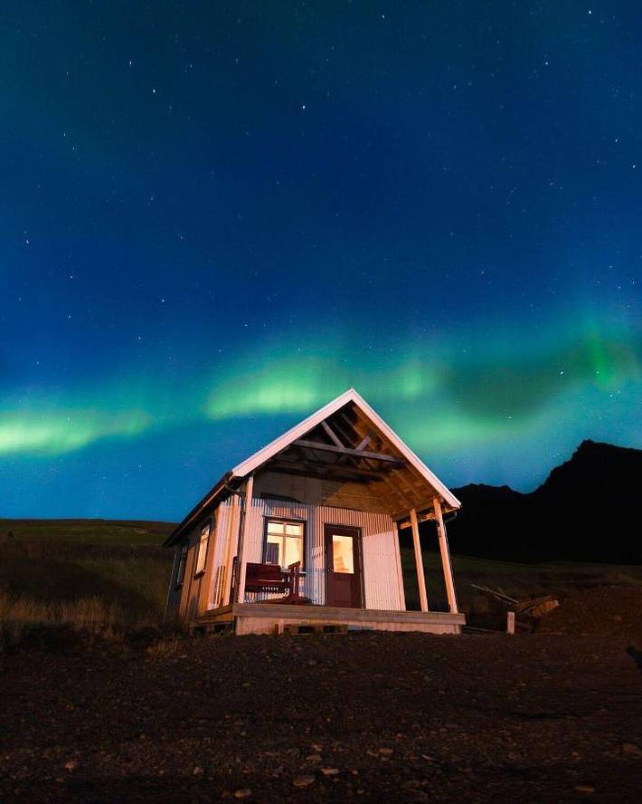 Location de vacances pour 4 personnes, avec jardin et vue dans Vík í Mýrdal - 2