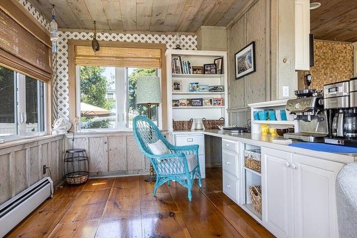 Glamping for 17 people, with hot tub and balcony, with pets in Maine