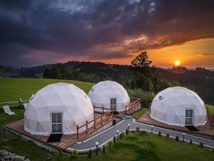 Camping für 5 Personen, mit Garten und Ausblick in Polen - 4