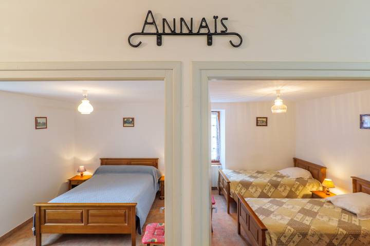 Chambre d’hôte pour 4 personnes, avec jardin dans la Drôme