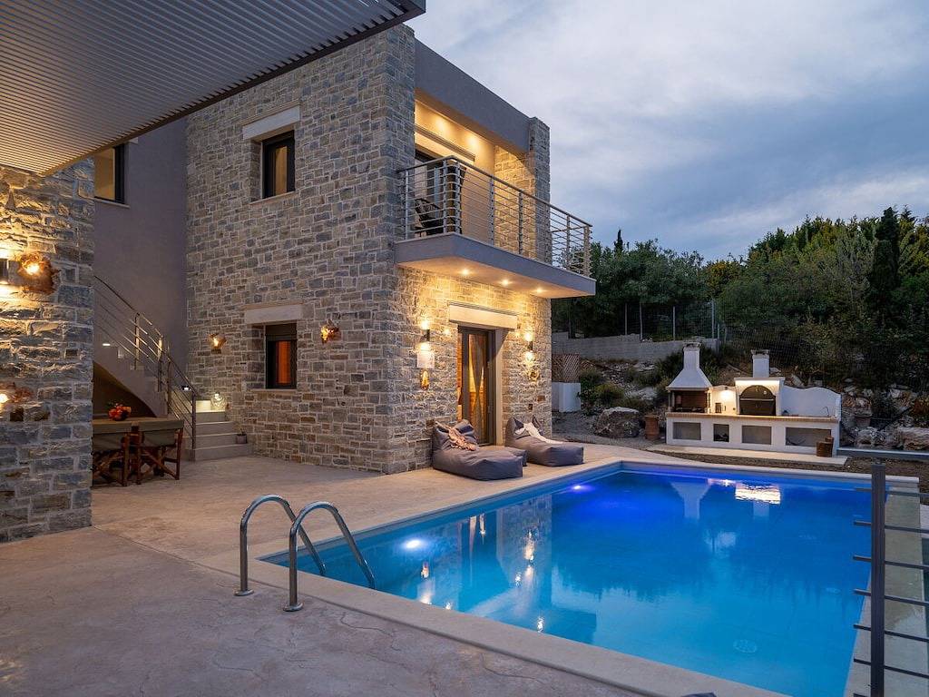 Villa in Tymbaki,crete mit Schwimmbecken in Kamilari, Iraklio-Heraklion und Umgebung