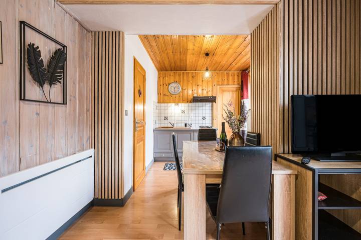 Ganze Wohnung, Appartement „Le Gypaete Val Cenis“ mit Bergblick, Balkon und Wlan in Termignon, Vanoise-Massiv