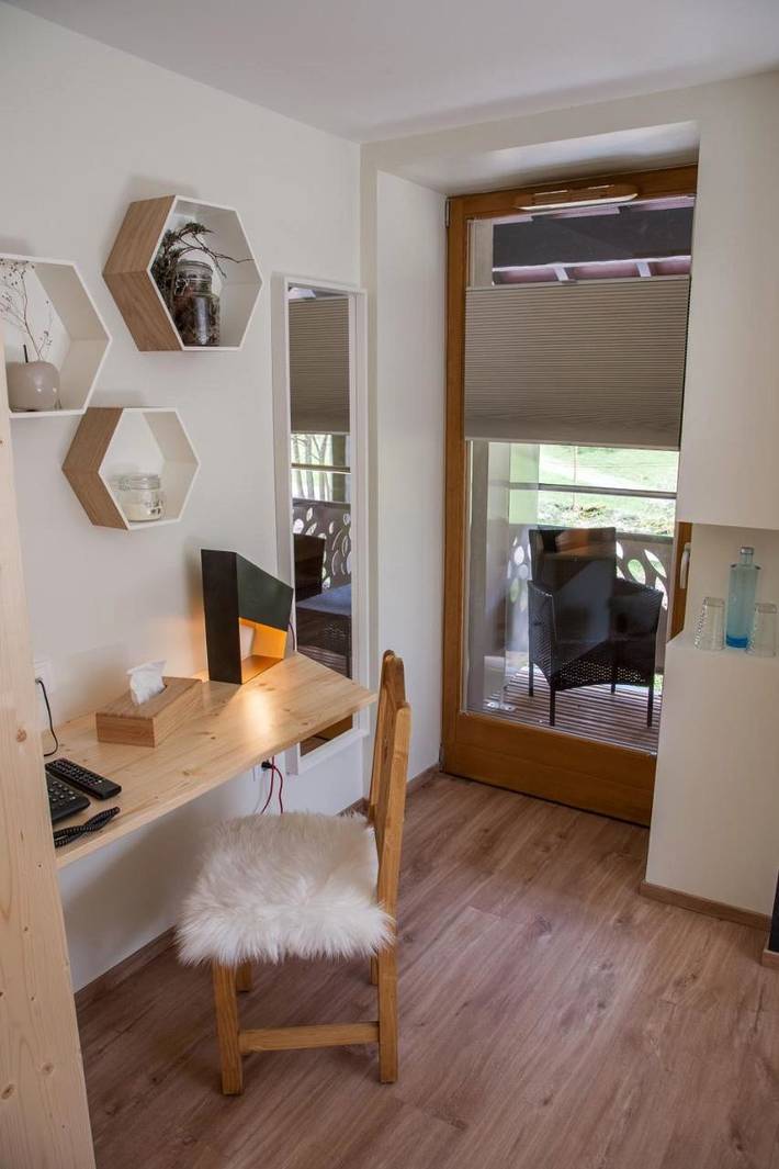 Hôtel pour 2 personnes, avec terrasse et jardin, animaux acceptés