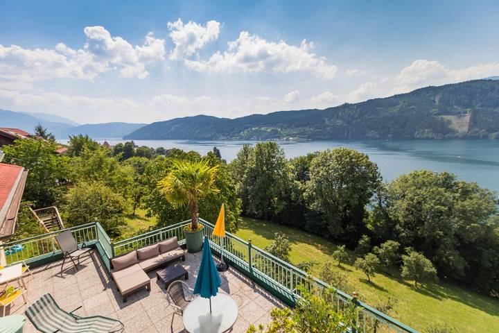 Pension für 2 Personen, mit Ausblick und Terrasse sowie Seeblick am Millstätter See - 3