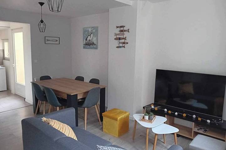 Maison de vacances pour 6 personnes, avec terrasse à Eu