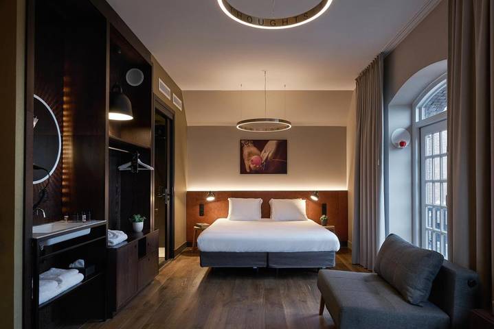 Hotel dla 2 osób, z ogród i sauna oraz widok w Eindhoven