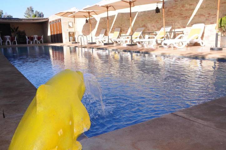 Maison d’hôte pour 3 personnes, avec bassin pour enfant et vue ainsi que jardin et piscine, adapté aux familles au Maroc