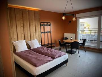 Gîte pour 4 personnes, avec terrasse et vue à Wettolsheim