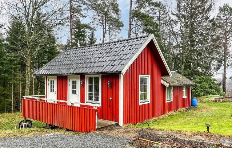 Ferienhaus für 7 Personen mit Terrasse in Marks Kommun, Västergötland